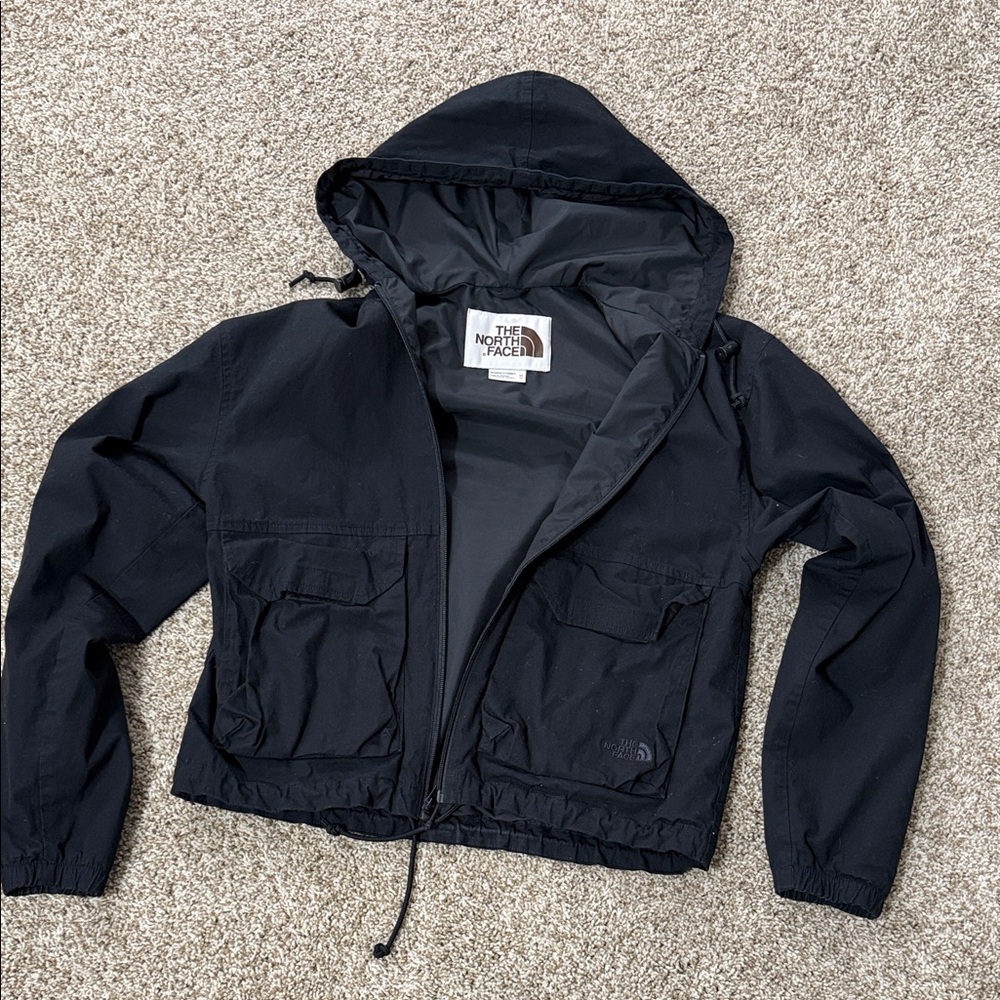 The North Face Black Hooded Utility Jacket